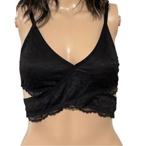 PINK Victoria's Secret Black Lace Bralette M